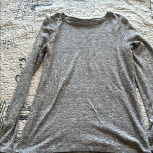 a.n.a Gray Long Sleeve Tee